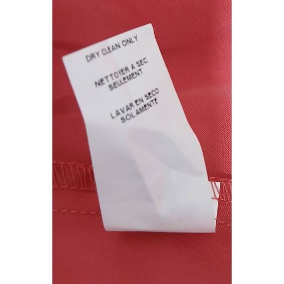 Fifteen twenty womens small midi side split coral salmon pink dress Flattering - Picture 6 of 6